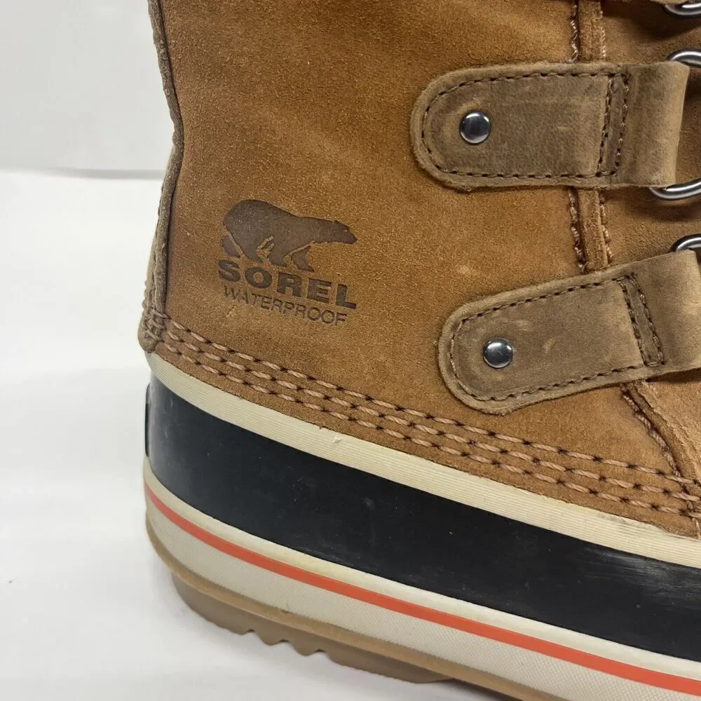 Sorel Womens Joan Of Arctic Knit Elk Waterproof Boots 6 Brown WMN'S NL2142-286